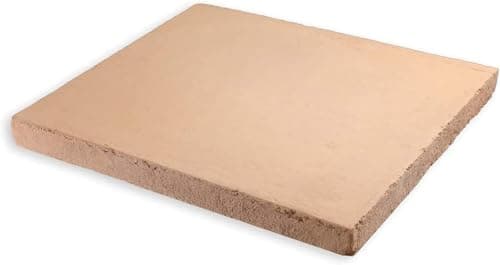 Megashopitalia Casapulla Biscuit Refractory Stone, 33.5 x 33.5 x 2 cm