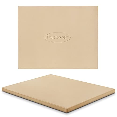 Unicook Heavy Duty Cordierite Pizza Stone, 15 x 12