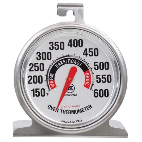 AcuRite 00620A2 Stainless Steel Oven Thermometer